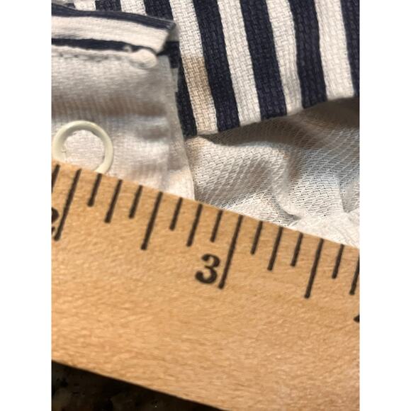 VTG Small Steps Boy Girl 18 Month Nautical Sailor Bubble Romper White Blue - Picture 9 of 13